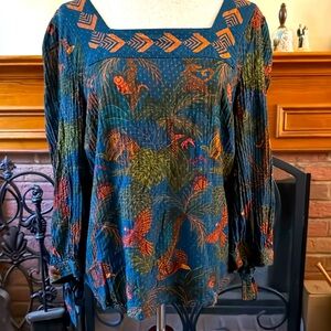 Farm rio blouse from Anthropologie